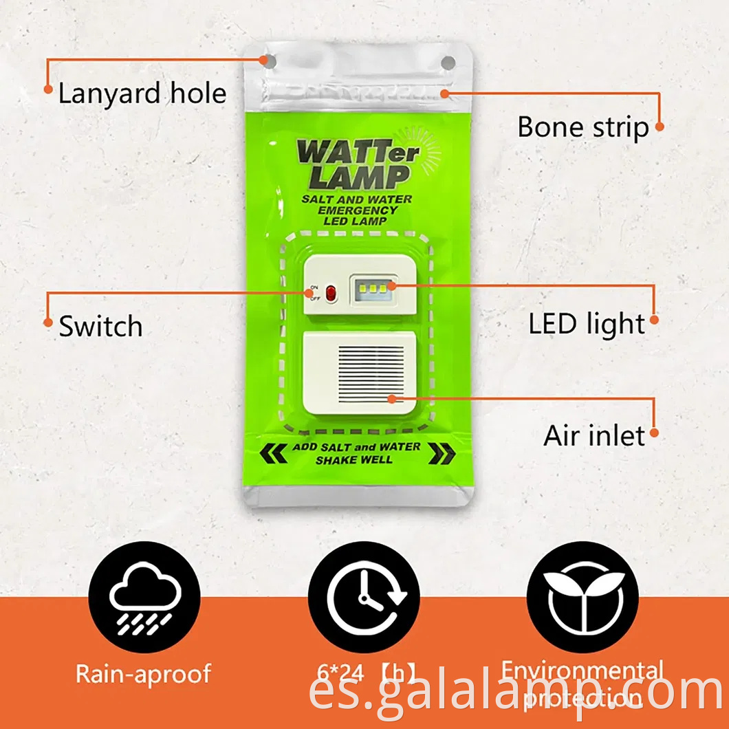 Luz LED versátil definitiva para aventuras para acampar de agua salada